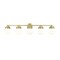 Z-Lite Vaughn Vanity, 5-Light, 7.75 In.W x 40.75 In.L x 9.5 In.H, Luxe Gold/Matte Opal 735-5V-LG - alternate 6